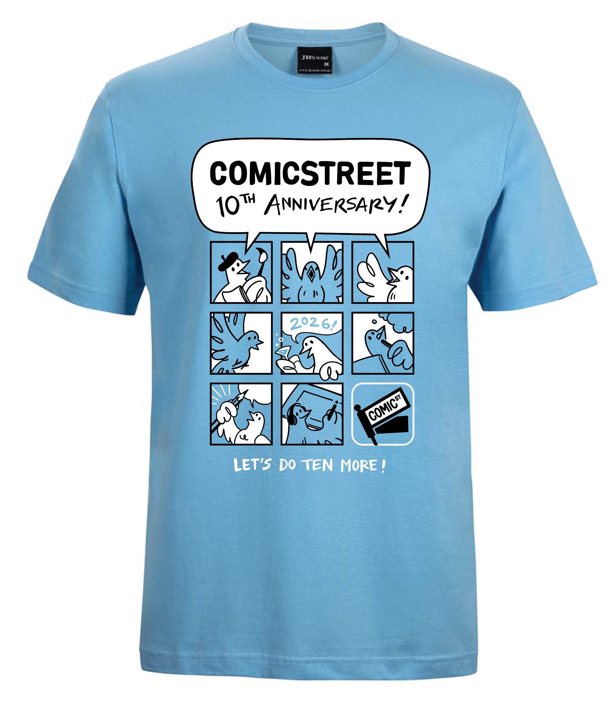Commemorative 10th Anniversary Blue T-Shirt